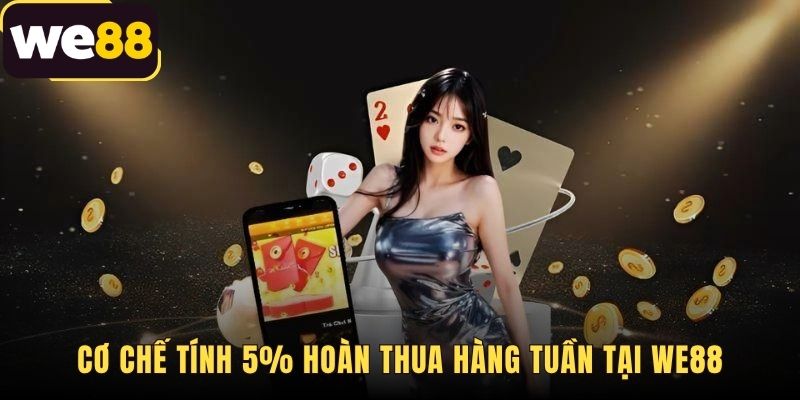 Cơ chế tự động tính 5% Hoàn thua hàng tuần minh bạch